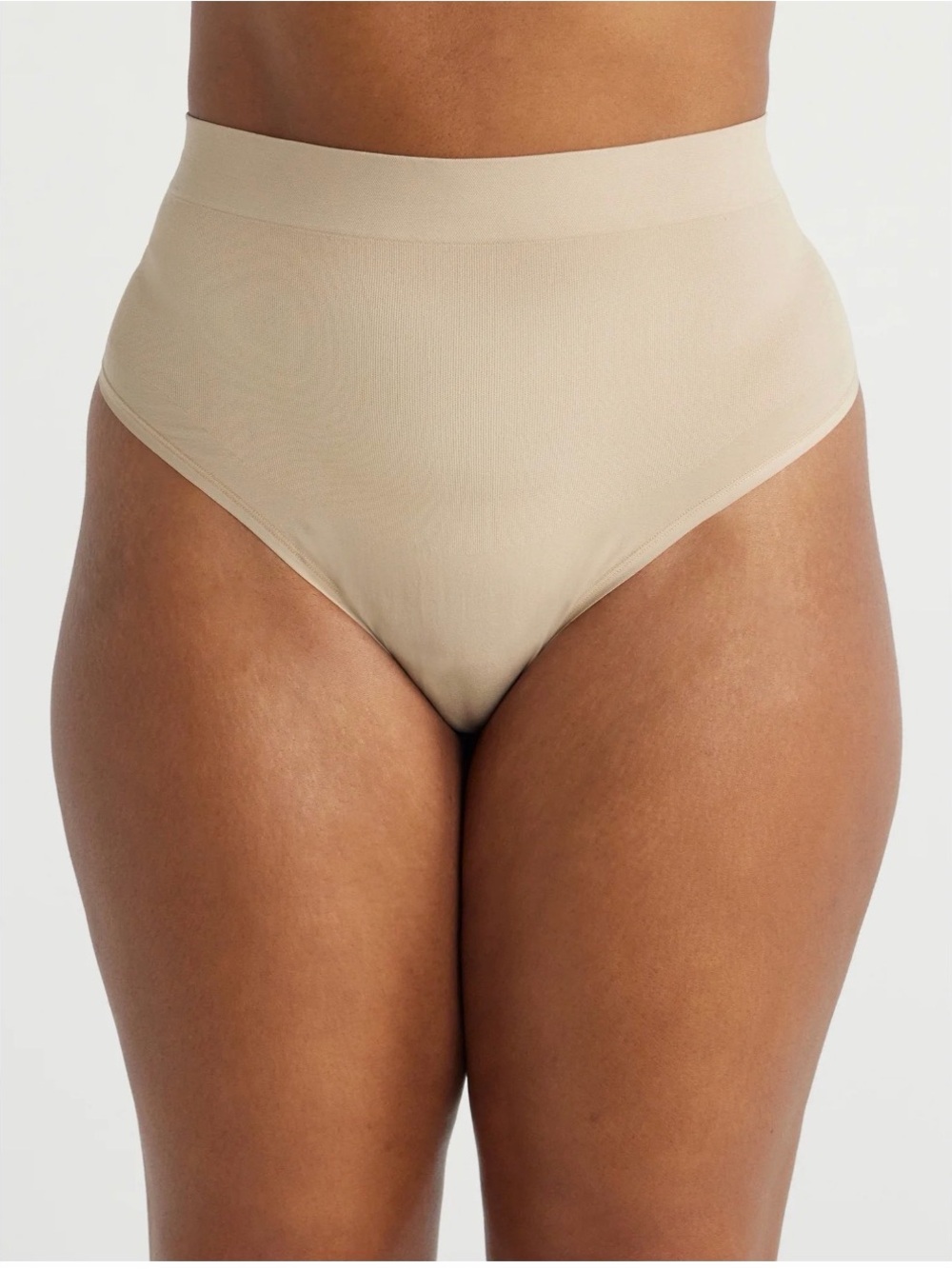 💜Joyspun Women's Seamless Mid-Rise Shaping Thong,Size:XXXL(22)